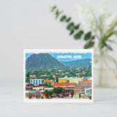 Waterverf Oranjestad, Aruba Briefkaart (Staand voorkant)