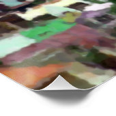 Waterverf Oranjestad, Aruba Perfect Poster (Hoek)