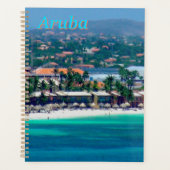 Waterverf Oranjestad Aruba Planner (Voorkant)