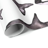 Waterverf Orca Cadeaupapier (Rol Hoek)