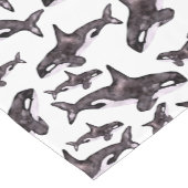 Waterverf Orca Korte Tafelloper (Hoek)