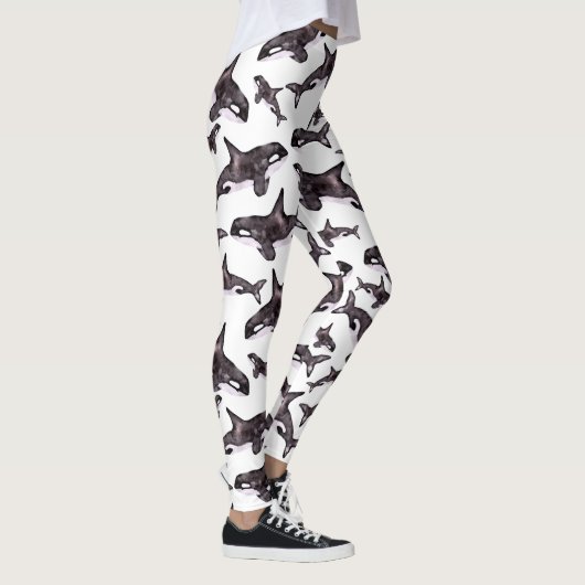 Waterverf Orca Leggings (Rechts)