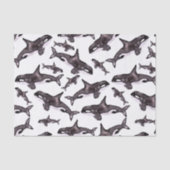 Waterverf Orca Tissuepapier (Voorkant)