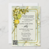 Waterverf Orchard Foto Weduwschap Alleen ontvangen Kaart (Voorkant)