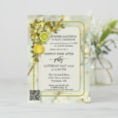 Waterverf Orchard Foto Weduwschap Alleen ontvangen Kaart (Staand voorkant)