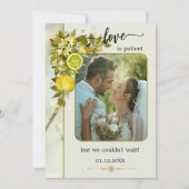 Waterverf Orchard Foto Weduwschap Alleen ontvangen Kaart (Achterkant)