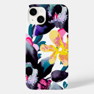 Waterverf Orchid Print iPhone Case