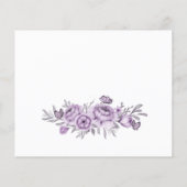 Waterverf orchidee deelt een date - night - kaart (Achterkant)