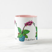 Waterverf orchidee Plant in mooie pot Mok (Midden)