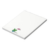 Waterverf orchidee Plant in mooie pot Notitieblok (Linkerzijde)