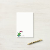 Waterverf orchidee Plant in mooie pot Post-it® Notes (Op bureau)