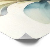 Waterverf Orchideeën 4:5 Poster (Hoek)