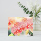 Waterverf Orchideeën Briefkaart (Staand voorkant)