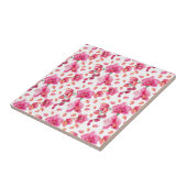 Waterverf Orchideeën Design 2 Tegeltje (Zijkant)