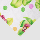 Waterverf Orchideeën Design 7 Tissuepapier (Detail)
