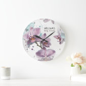 Waterverf orchideeën klokken gepersonaliseerd (Huis)