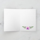 Waterverf orchideeën Shanah Tova Kaart (Binnen)