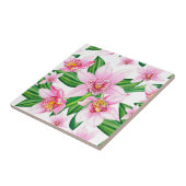 Waterverf Orchids Design 12 Tegeltje (Zijkant)