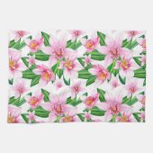 Waterverf Orchids Design 12 Theedoek (Horizontaal)