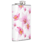 Waterverf Orchids Design 15 Heupfles (Rechts)