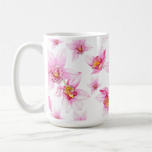 Waterverf Orchids Design 15 Koffiemok