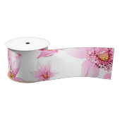 Waterverf Orchids Design 15 Satijnen Lint (Spoel)