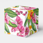 Waterverf Orchids Design 18 Bedankdoosjes (Achterkant)