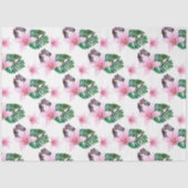 Waterverf Orchids Design 22 Tissuepapier (Voorkant)