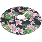 Waterverf Orchids Design 27 Kerstboom Rok (Gekanteld)