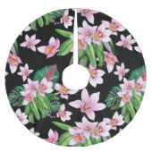 Waterverf Orchids Design 27 Kerstboom Rok (Voorkant)