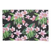 Waterverf Orchids Design 27 Kussensloop (Voorkant-Links)