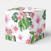 Waterverf Orchids Design 30 Bedankdoosjes (Achterkant)