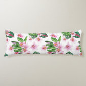 Waterverf Orchids Design 30 Lichaamskussen (Voorkant)