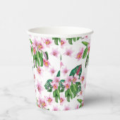 Waterverf Orchids Design 30 Papieren koppen Bekers (Rechts)