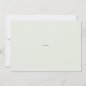 Waterverf Orchids en Kumquats Summer Wedding Save The Date (Achterkant)