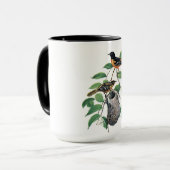 Waterverf Oriole Birds Mok (Voorkant links)