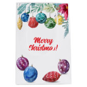 Waterverf Ornament uitwisseling kerst Medium Cadeauzakje (Voorkant)