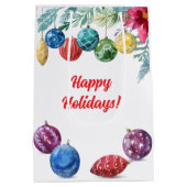 Waterverf Ornament uitwisseling kerst Medium Cadeauzakje (Achterkant)