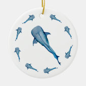 Waterverf ornament walvishaai (Voorkant)