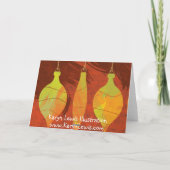 Waterverf Ornamenten Vakantie Groeten Kaarten (Achterkant)