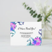 Waterverf Orthodontist Braces Dank u Briefkaart (Staand voorkant)