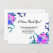 Waterverf Orthodontist Braces Dank u Briefkaart (Voorkant / Achterkant)