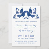 WATERVERF OTOMI BIRDS NAVY AANKONDIGING (Voorkant)