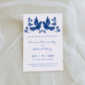 WATERVERF OTOMI BIRDS NAVY AANKONDIGING