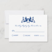 Waterverf otomi vogels - Navy (Voorkant)