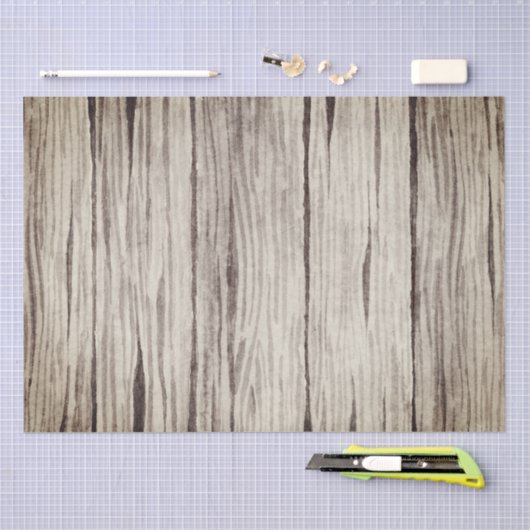 Waterverf oud houtextextuur Weefpapier Tissuepapier (Craft)