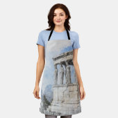 Waterverf Oude Athene Griekenland Schort – Histori (Gedragen)