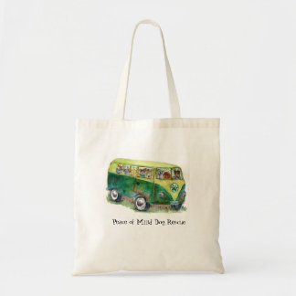Waterverf oude bestelwagen vol adopteerbare POMDR- Tote Bag