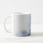 Waterverf oude koffie-Mok van Athene - Griekse ruï Koffiemok (Links)