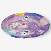 Waterverf Outer Space Paper Borden Papieren Bordje (Gekanteld)